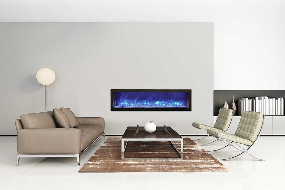Panorama electric fireplace by Amantii