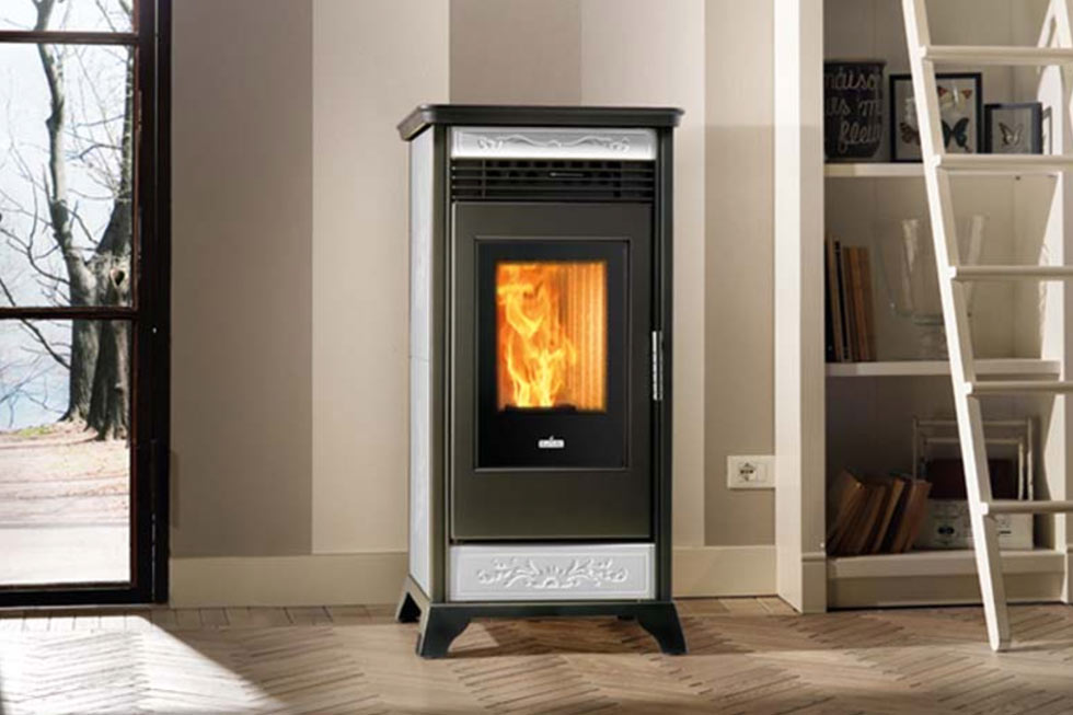 Ravelli RV100 classic large pellet stove